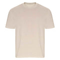 Stone - Front - Ecologie Unisex Adult Arrow Recycled Heavy Oversized T-Shirt