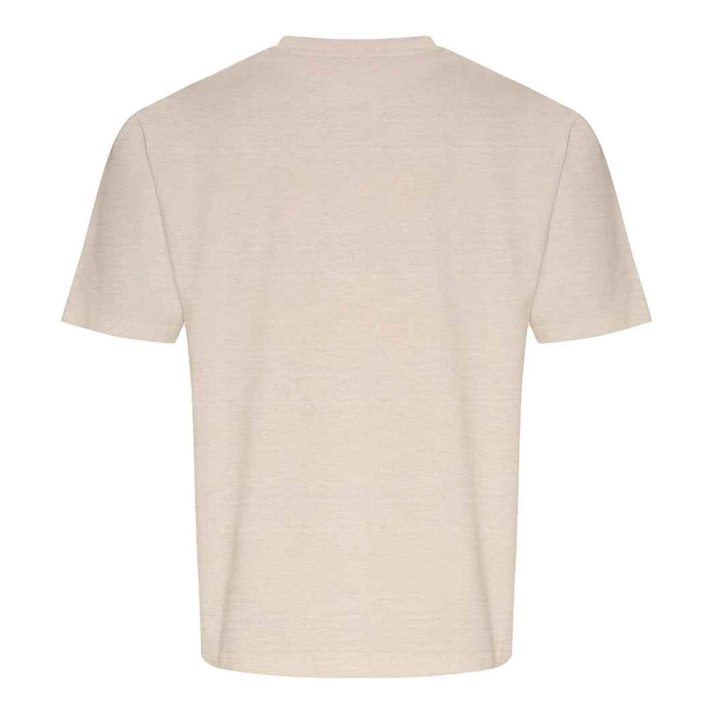 Stone - Back - Ecologie Unisex Adult Arrow Recycled Heavy Oversized T-Shirt