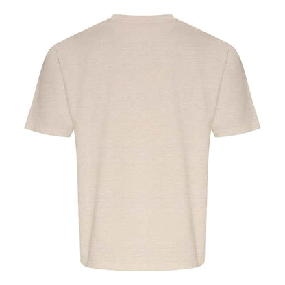 Stone - Back - Ecologie Unisex Adult Arrow Recycled Heavy Oversized T-Shirt
