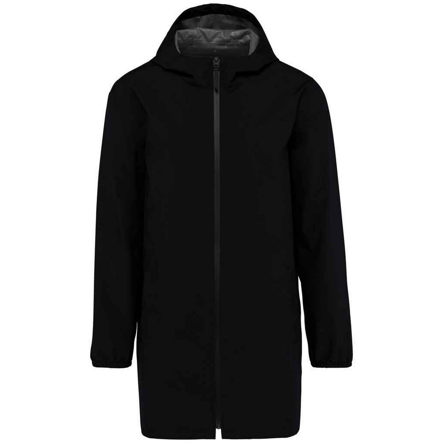 Black - Front - Native Spirit Unisex Adult Eco Friendly Waterproof Jacket