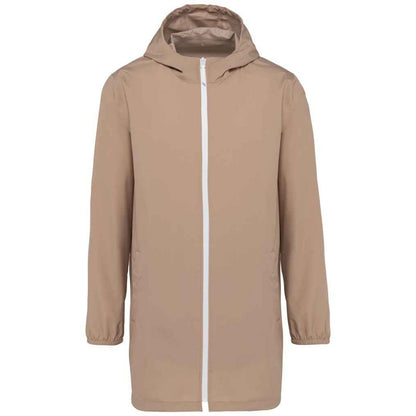 Wet Sand - Front - Native Spirit Unisex Adult Eco Friendly Waterproof Jacket