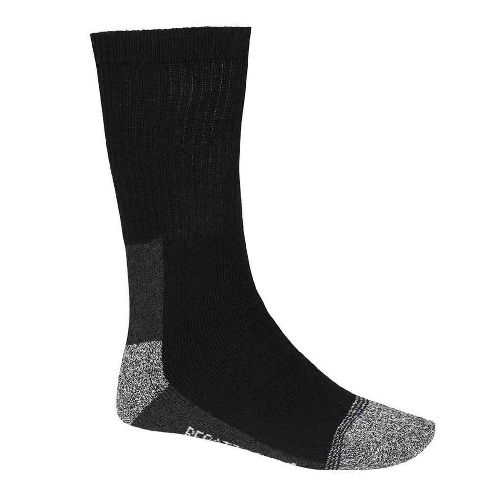 Black - Back - Regatta Unisex Adult Work Socks (Pack of 5)