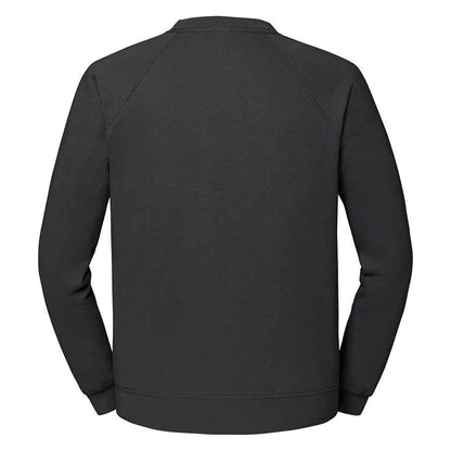 Light Graphite - Back - Fruit of the Loom Unisex Adult Classic Raglan Sweatshirt