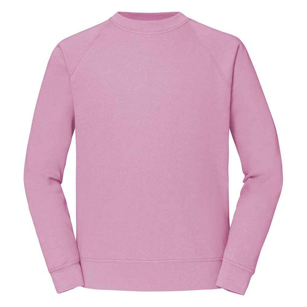 Light Pink - Front - Fruit of the Loom Unisex Adult Classic Raglan Sweatshirt