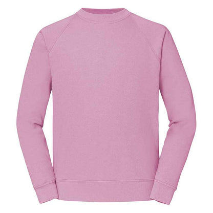 Light Pink - Front - Fruit of the Loom Unisex Adult Classic Raglan Sweatshirt