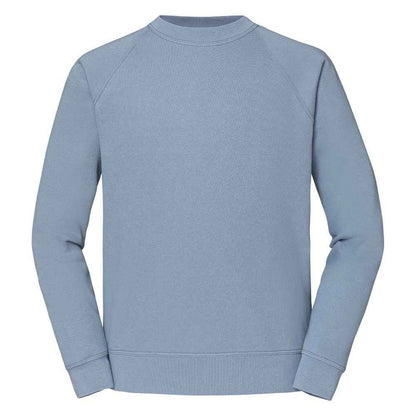 Mineral Blue - Front - Fruit of the Loom Unisex Adult Classic Raglan Sweatshirt