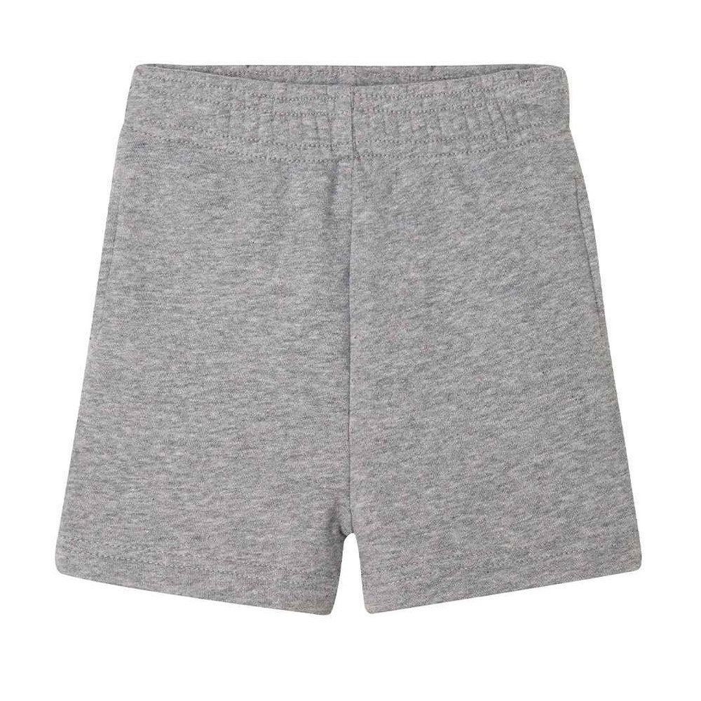 Heather Marl - Front - Babybugz Baby Essential Sweat Shorts
