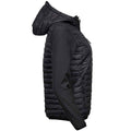 Black - Back - Tee Jays Womens-Ladies Crossover Hooded Jacket