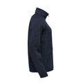 Navy - Side - Stormtech Womens-Ladies Avalante Heather Full Zip Fleece Jacket