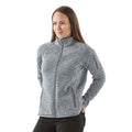 Granite - Pack Shot - Stormtech Womens-Ladies Avalante Heather Full Zip Fleece Jacket