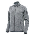 Granite - Side - Stormtech Womens-Ladies Avalante Heather Full Zip Fleece Jacket