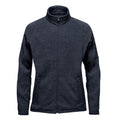 Navy - Front - Stormtech Womens-Ladies Avalante Heather Full Zip Fleece Jacket