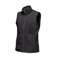 Black - Lifestyle - Stormtech Womens-Ladies Avalante Knitted Heather Full Zip Gilet