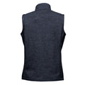Navy - Back - Stormtech Womens-Ladies Avalante Knitted Heather Full Zip Gilet