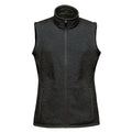 Black - Front - Stormtech Womens-Ladies Avalante Knitted Heather Full Zip Gilet