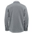 Granite - Back - Stormtech Mens Avalante Heather Knitted Shirt Jacket