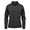 Navy - Front - Stormtech Womens-Ladies Avalante Heather Quarter Zip Fleece Top