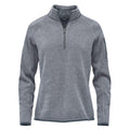 Granite - Front - Stormtech Womens-Ladies Avalante Heather Quarter Zip Fleece Top