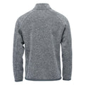 Granite - Back - Stormtech Mens Avalante Heather Quarter Zip Fleece Top
