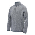 Granite - Side - Stormtech Mens Avalante Heather Quarter Zip Fleece Top