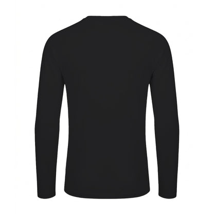 Black - Back - Mantis Unisex Adult Essential Heavy Long-Sleeved T-Shirt