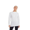 White - Back - Mantis Unisex Adult Essential Heavy Long-Sleeved T-Shirt