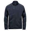 Granite - Back - Stormtech Mens Avalante Heather Full Zip Fleece Jacket