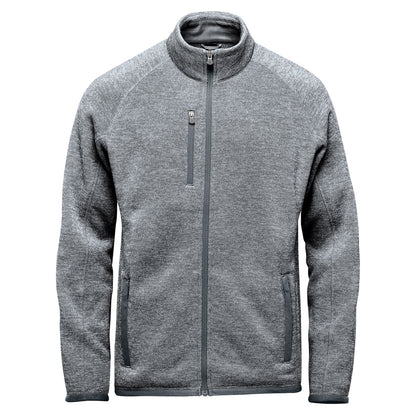 Granite - Front - Stormtech Mens Avalante Heather Full Zip Fleece Jacket