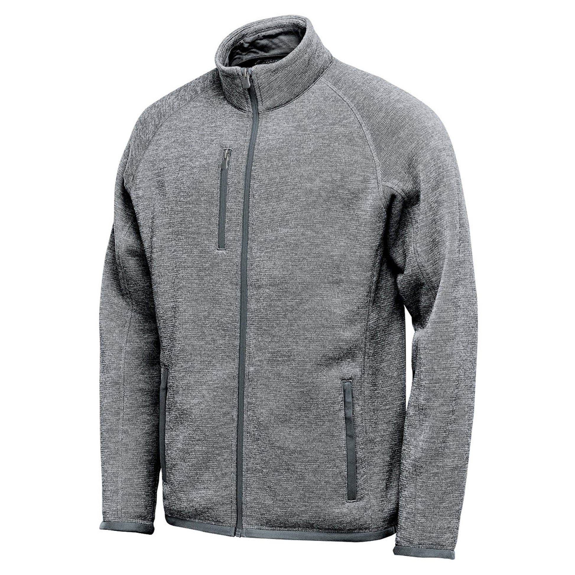 Granite - Side - Stormtech Mens Avalante Heather Full Zip Fleece Jacket