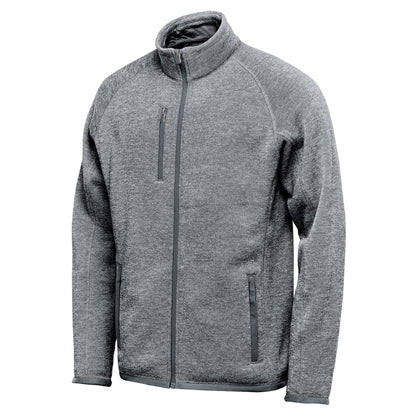 Granite - Side - Stormtech Mens Avalante Heather Full Zip Fleece Jacket