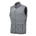 Granite - Side - Stormtech Mens Avalante Knitted Heather Full Zip Gilet