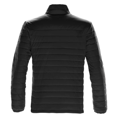Black - Back - Stormtech Mens Nautilus Quilted Hooded Jacket