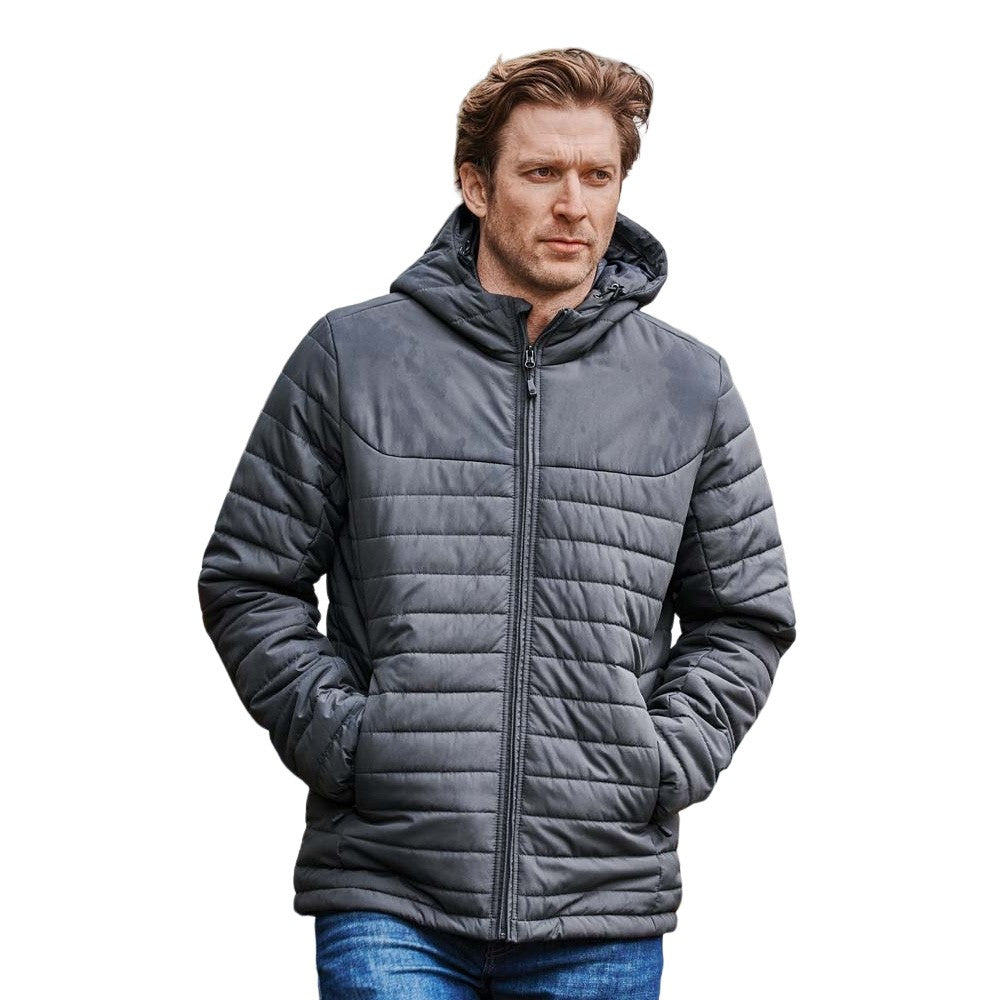 Dolphin - Back - Stormtech Mens Nautilus Quilted Hooded Jacket