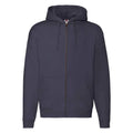 Deep Navy - Front - Fruit of the Loom Unisex Adult Premium Full Zip Hoodie