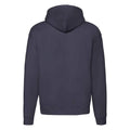 Deep Navy - Back - Fruit of the Loom Unisex Adult Premium Full Zip Hoodie