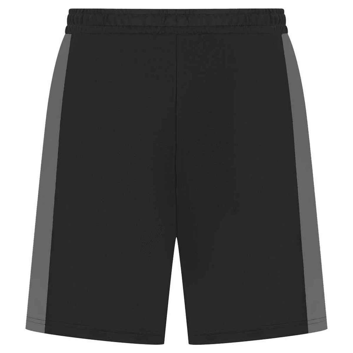 Black-Gunmetal - Front - Finden & Hales Childrens-Kids Knitted Sweat Shorts