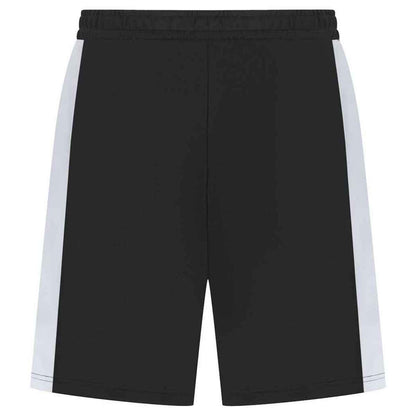 Black-White - Front - Finden & Hales Childrens-Kids Knitted Sweat Shorts
