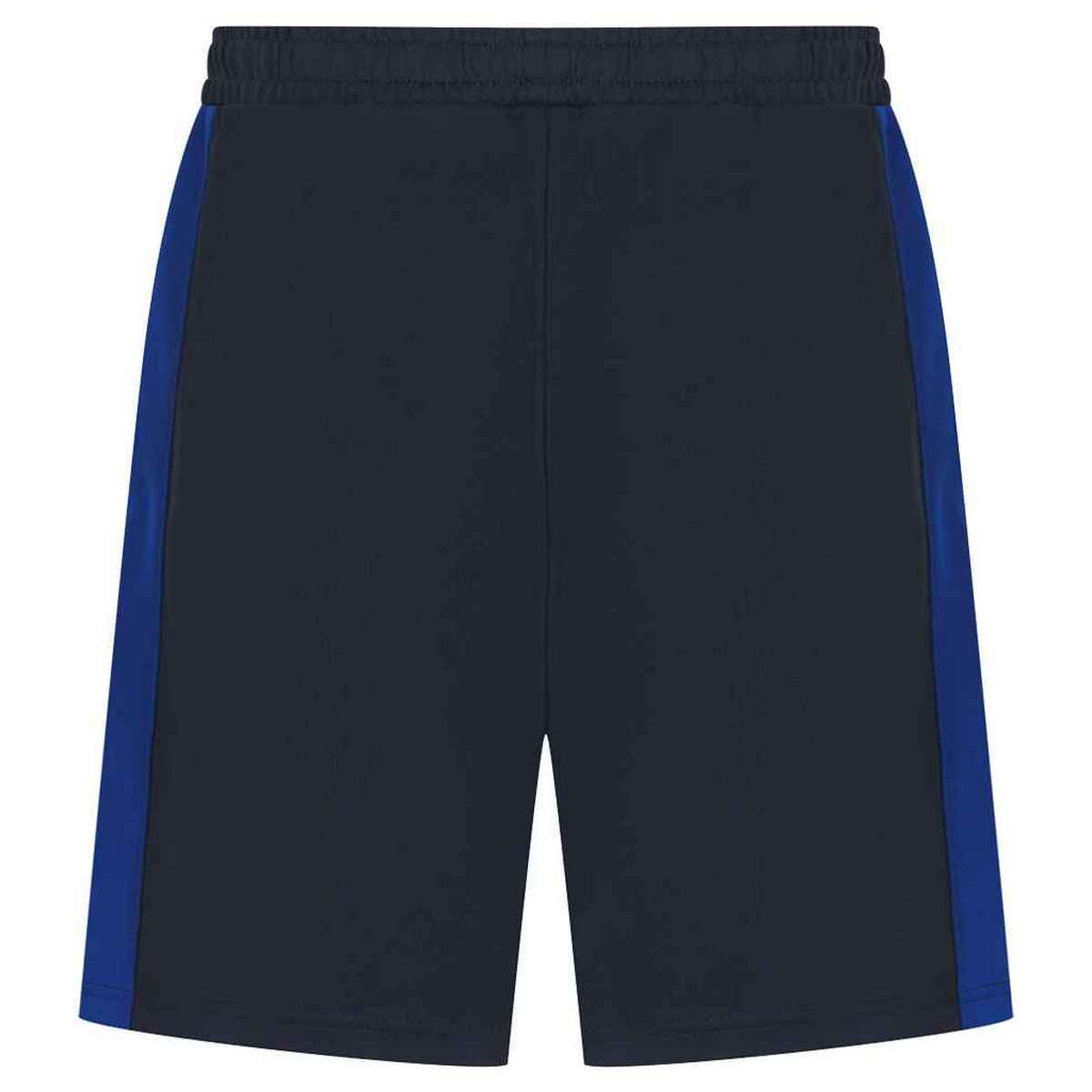 Navy-Royal Blue - Back - Finden & Hales Childrens-Kids Knitted Sweat Shorts