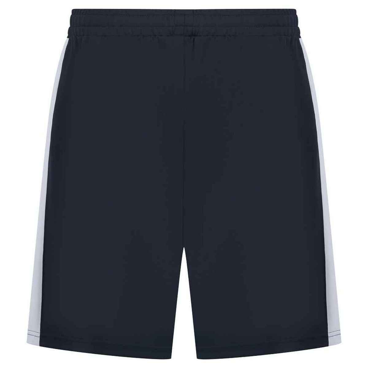 Navy-White - Back - Finden & Hales Childrens-Kids Knitted Sweat Shorts