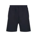 Navy - Front - Finden & Hales Childrens-Kids Knitted Sweat Shorts