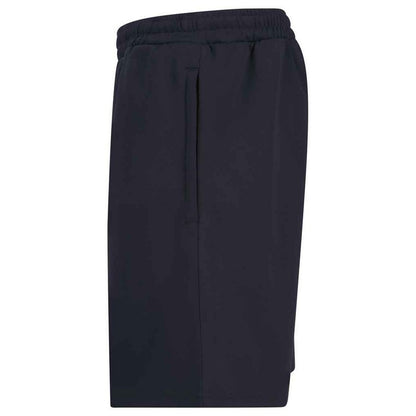 Navy - Side - Finden & Hales Childrens-Kids Knitted Sweat Shorts