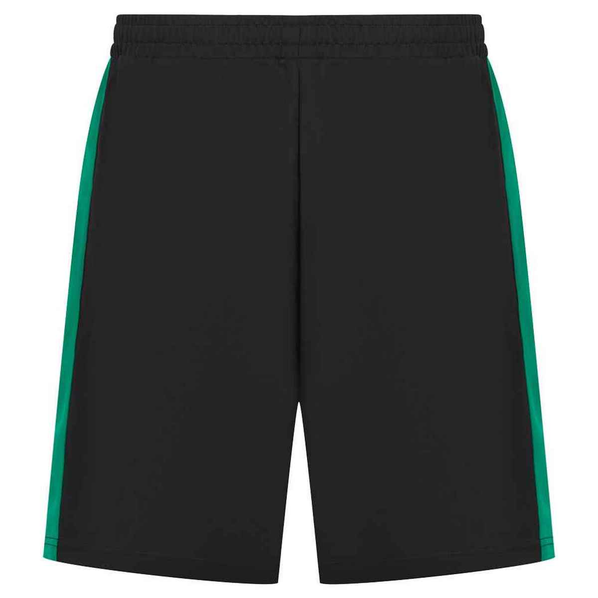 Black-Emerald - Back - Finden & Hales Childrens-Kids Knitted Sweat Shorts