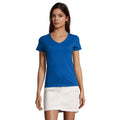 Royal Blue - Front - SOLS Womens-Ladies Imperial V Neck T-Shirt