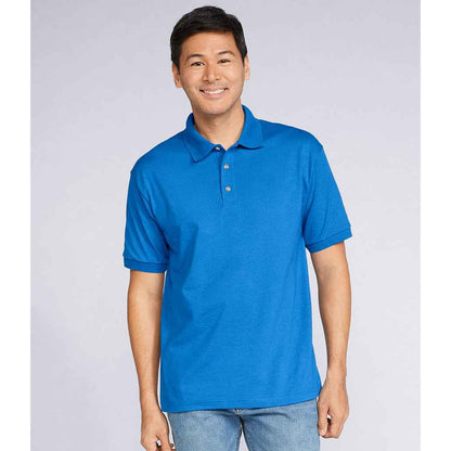 Royal Blue - Side - Gildan Mens DryBlend Polo Shirt