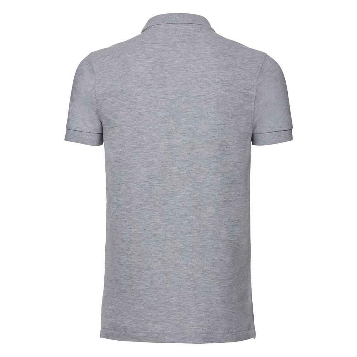 Light Oxford - Back - Russell Mens Pique Stretch Polo Shirt
