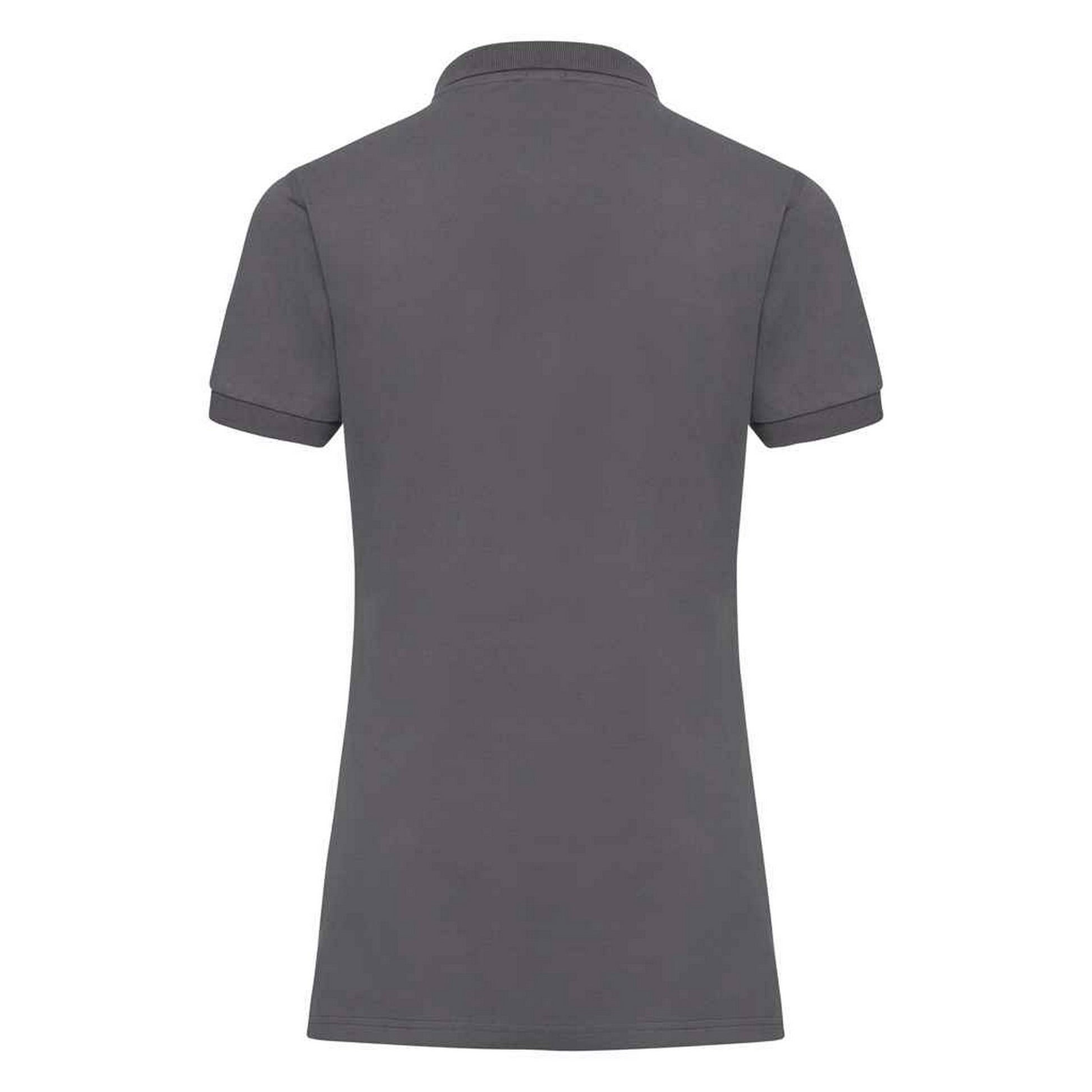 Convoy Grey - Back - Russell Womens-Ladies Pique Stretch Polo Shirt
