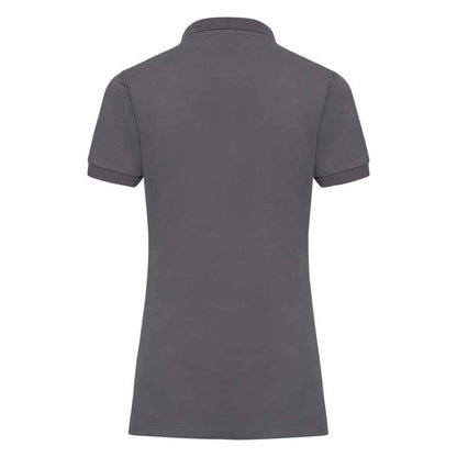 Convoy Grey - Back - Russell Womens-Ladies Pique Stretch Polo Shirt