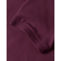 Burgundy - Pack Shot - Russell Womens-Ladies Pique Stretch Polo Shirt