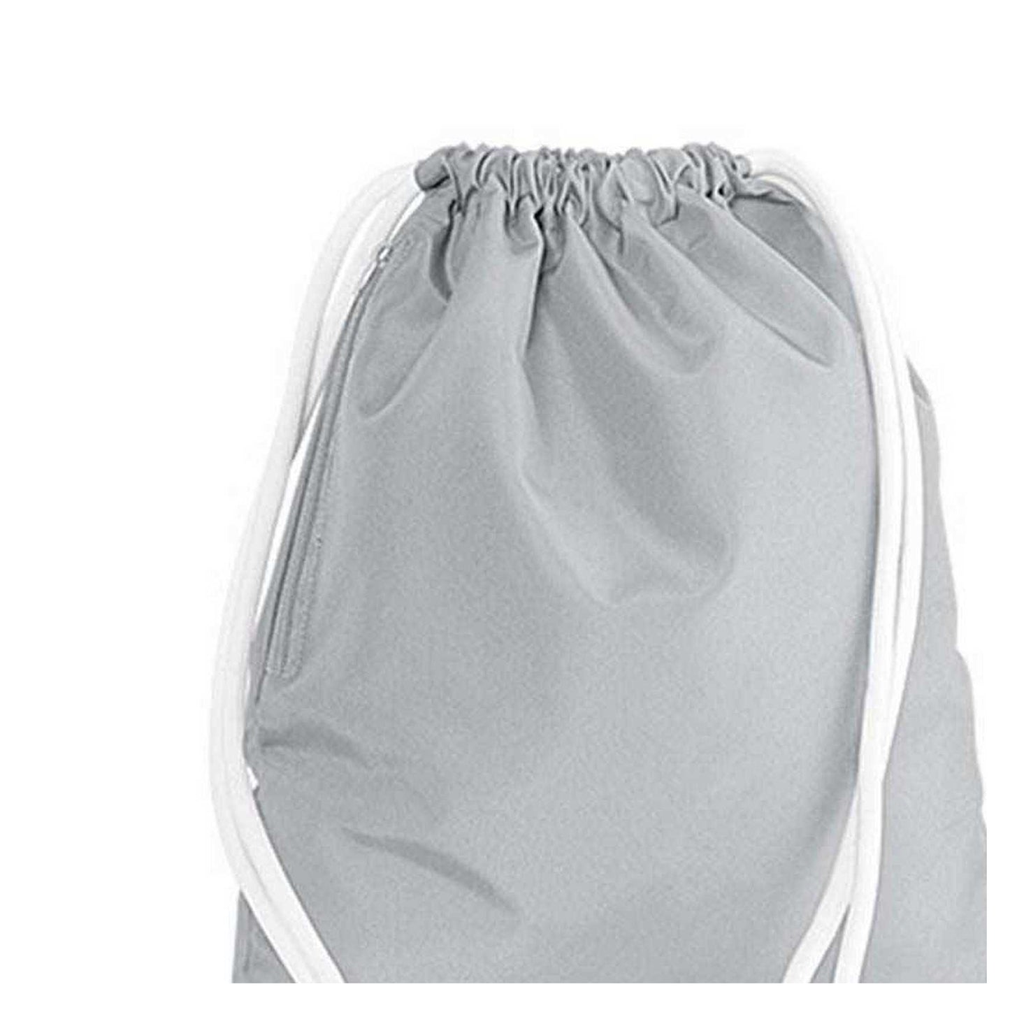 Light Grey - Back - Bagbase Icon Drawstring Bag