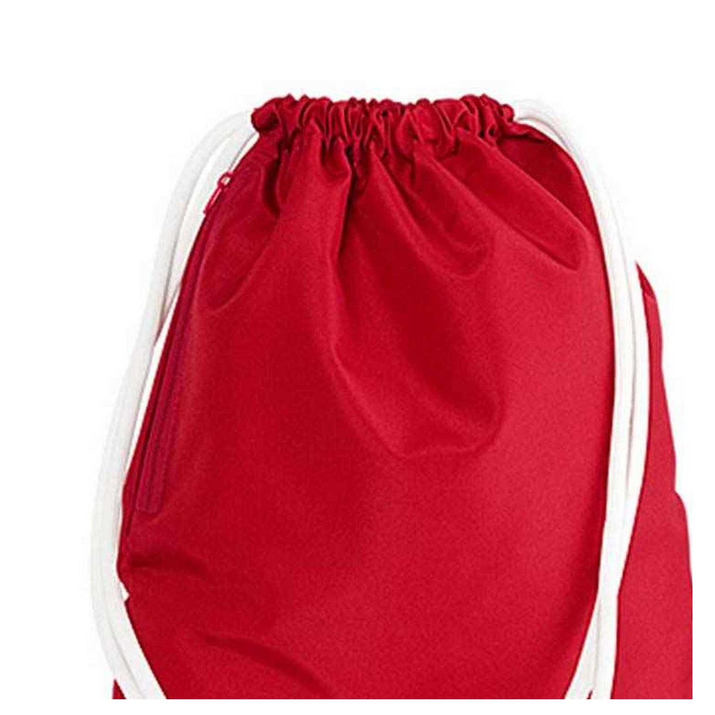 Classic Red - Back - Bagbase Icon Drawstring Bag